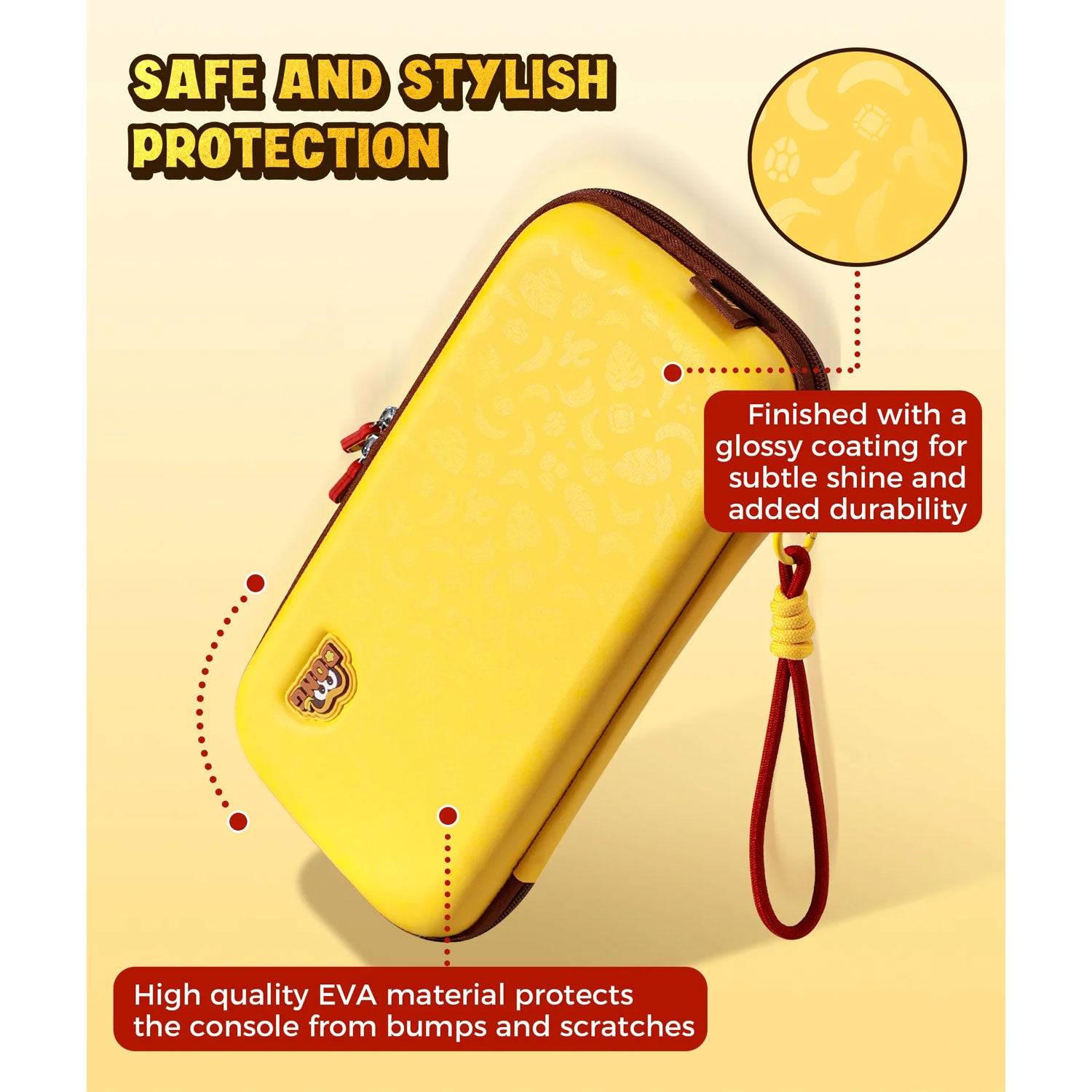 IINE Banana Hero Storage Bag for Nintendo Switch 2