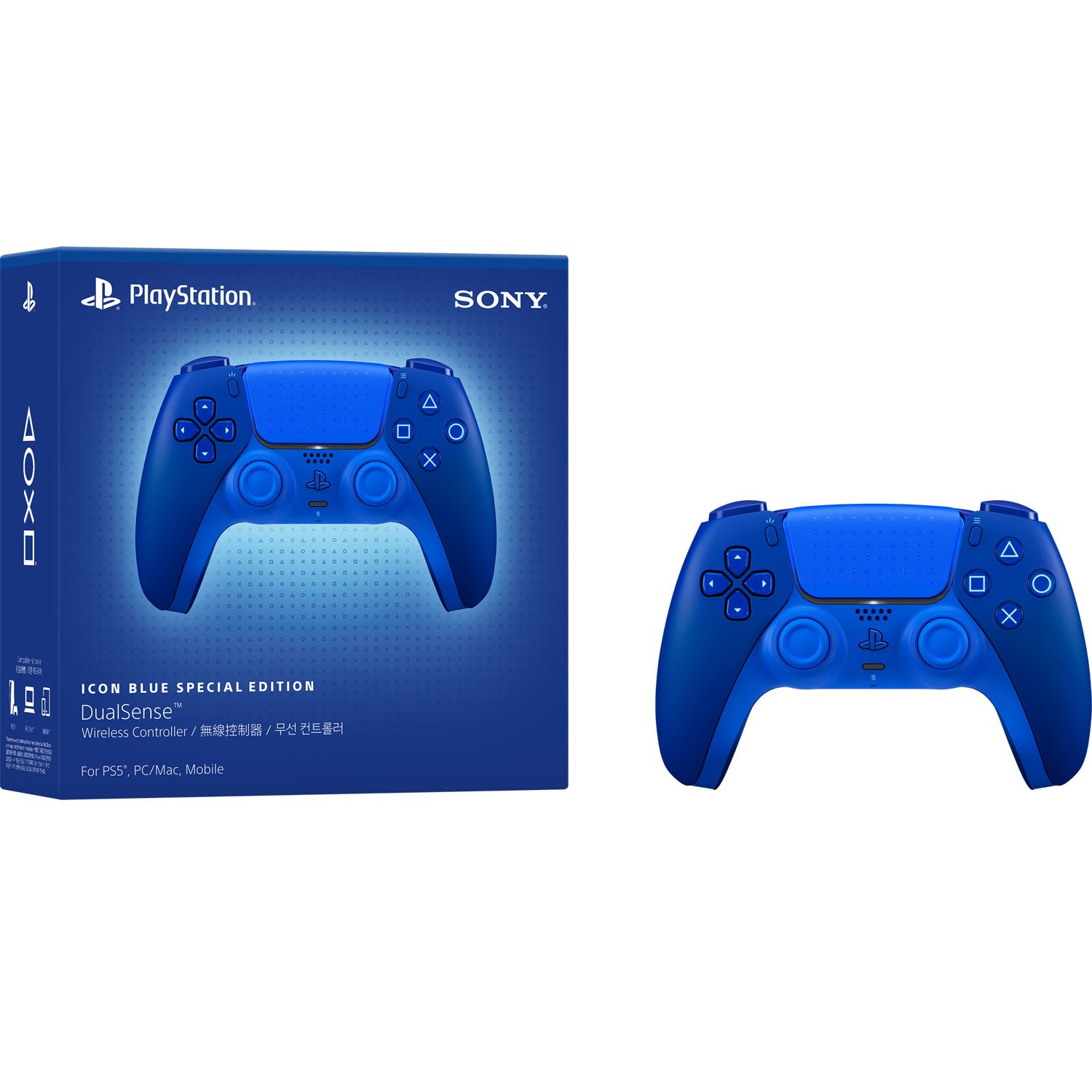 PS5 Official Sony DualSense Wireless Controller (Icon Blue Special Edition) + 1 Year Warranty by Sony Singapore