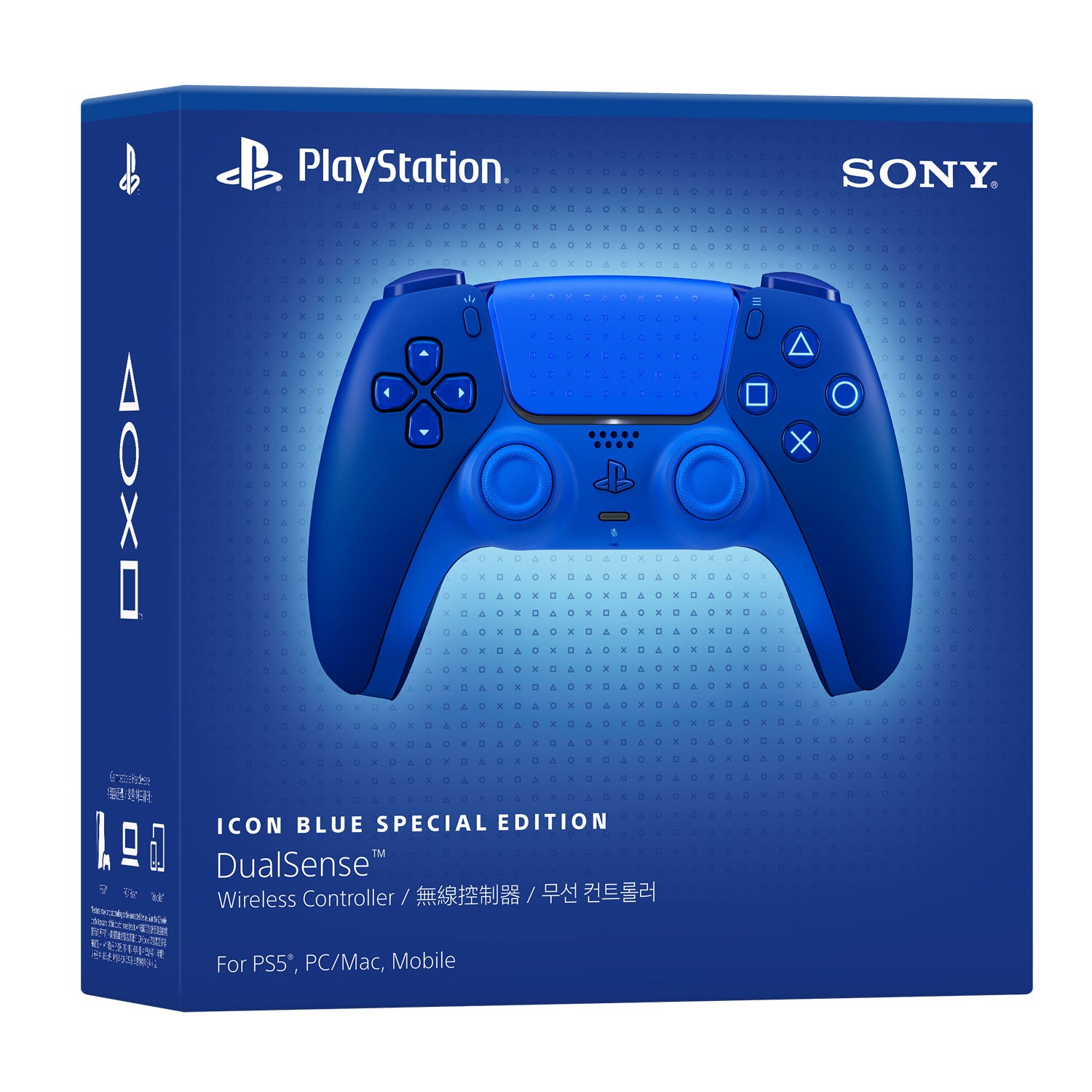 PS5 Official Sony DualSense Wireless Controller (Icon Blue Special Edition) + 1 Year Warranty by Sony Singapore