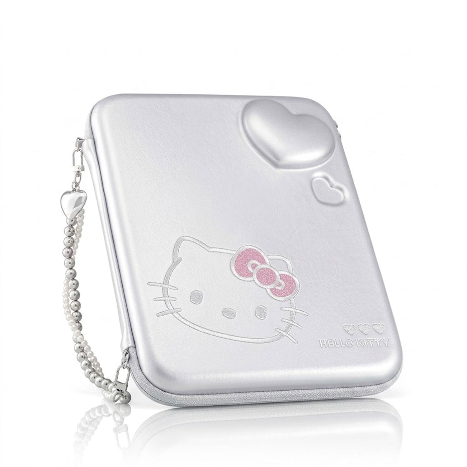 GeekShare Hello Kitty Shining Silver Heart iPad Sleeve