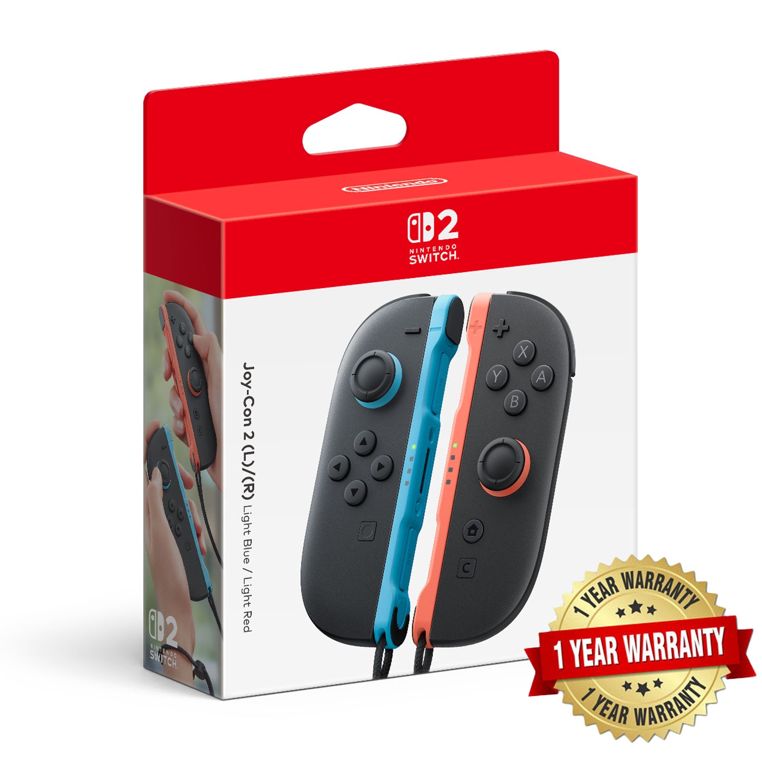 Nintendo Switch 2 Official Joy-Con 2 Controllers + 1 Year Warranty by Nintendo Distributor Singapore