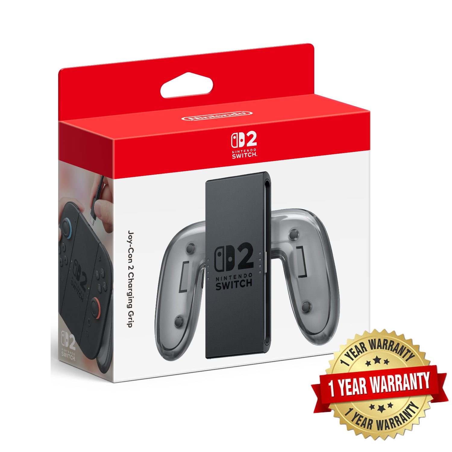 Nintendo Switch 2 Joy-Con 2 Charging Grip + 1 Year Warranty by Nintendo Distributor Singapore