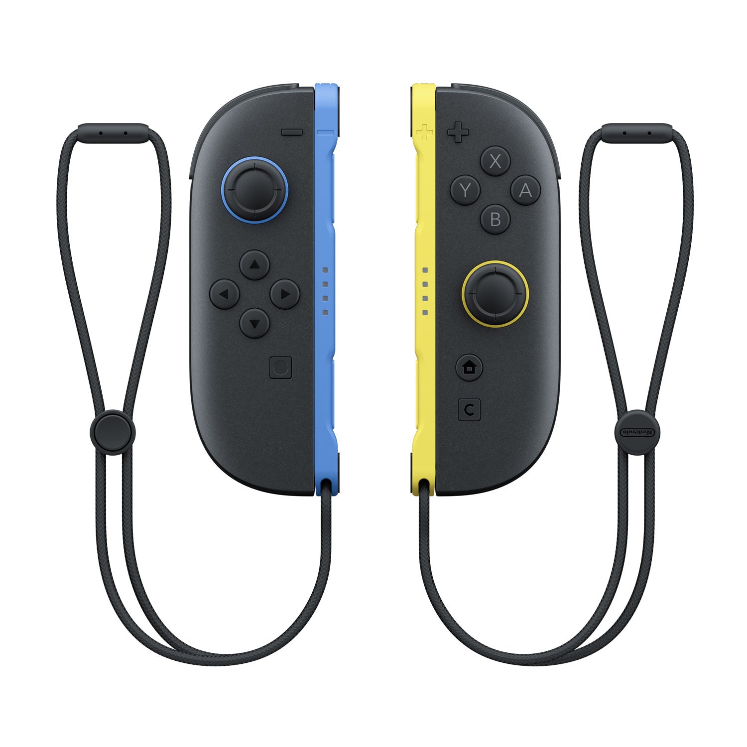 Nintendo Switch 2 Official Joy-Con 2 Controllers (Blue / Light Yellow) + 1 Year Warranty by Nintendo Distributor Singapore