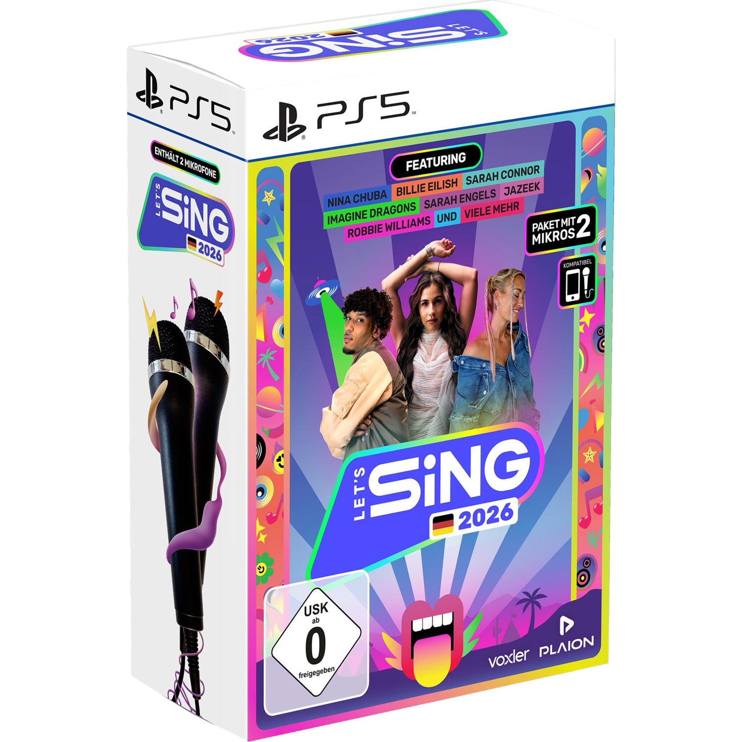 PS5 Let's Sing 2026 + Double Mic Bundle