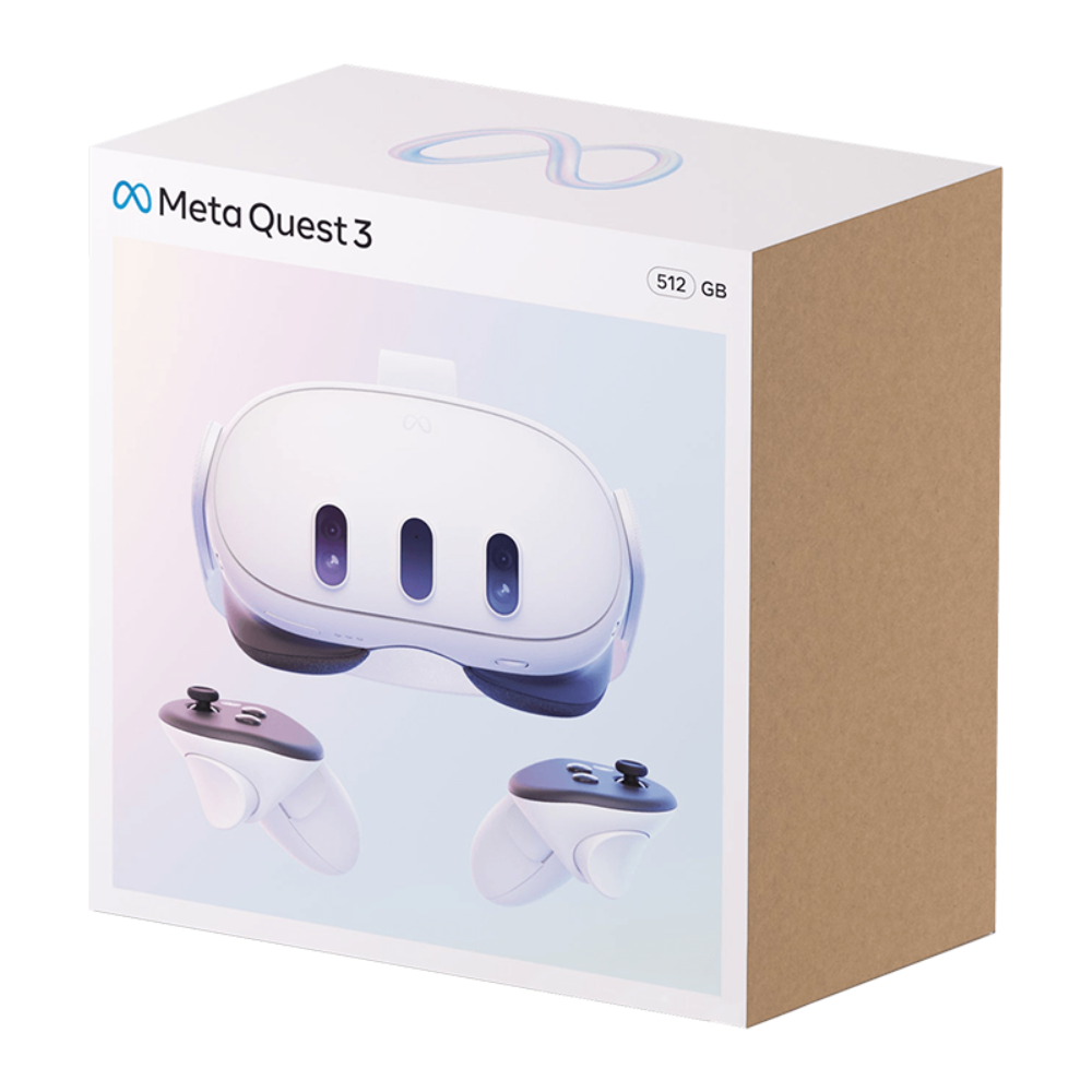 Meta Quest 3 128GB / 512GB - Breakthrough Mixed Reality - Powerful Meta Quest 3 128GB / 512GB - Breakthrough Mixed Reality - Powerful