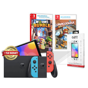 Nintendo Switch OLED Console Bundle Deal + 1 Year Local Warranty by Singapore Nintendo Distributor