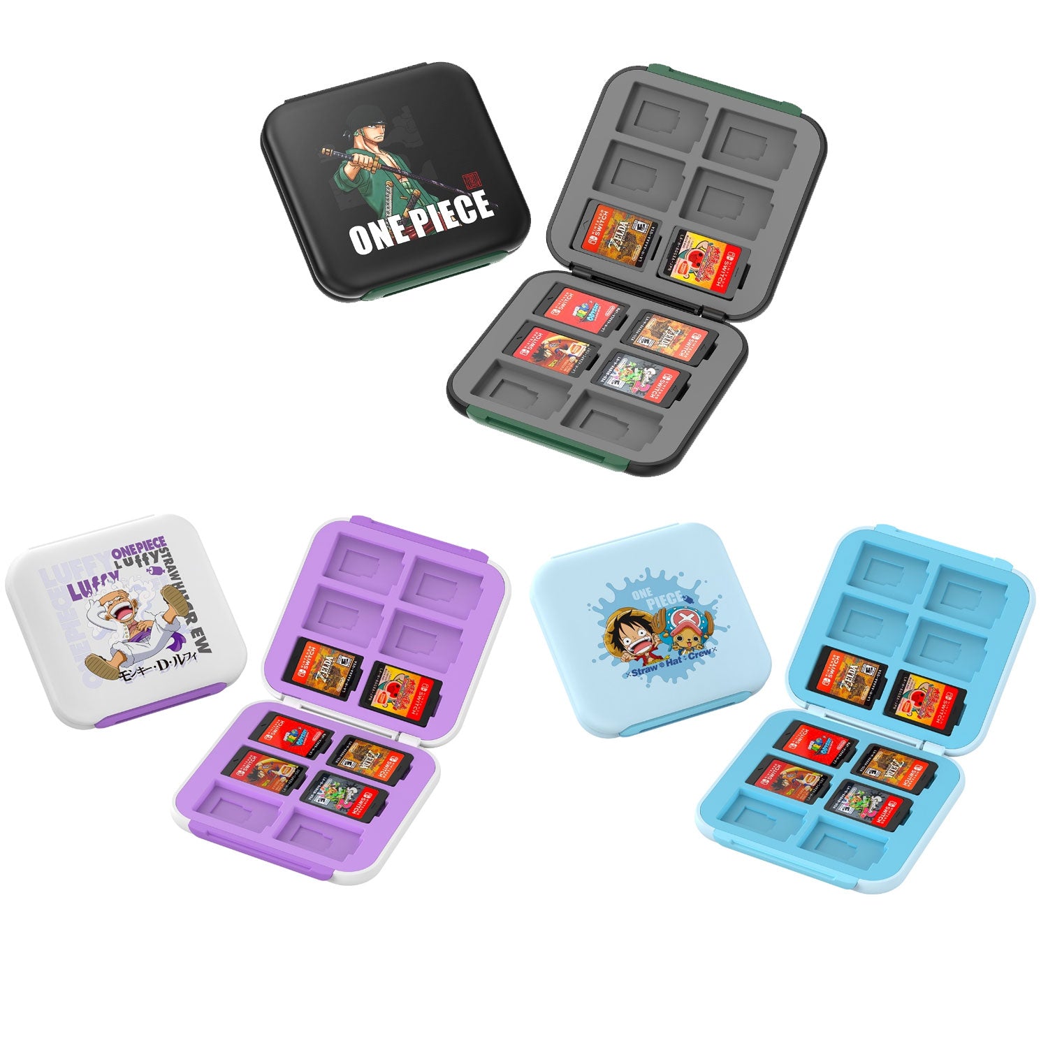 IINE One Piece Card Case 12 for Nintendo Switch Game Cards