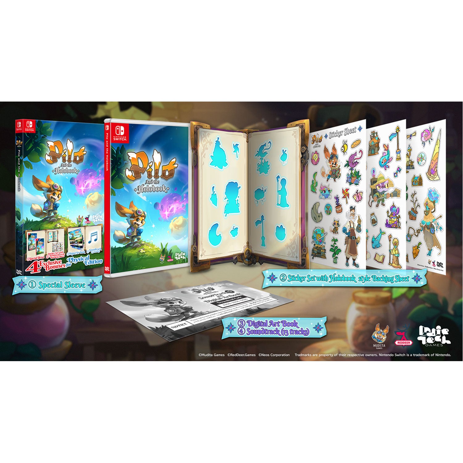 Nintendo Switch Pilo and the Holobook