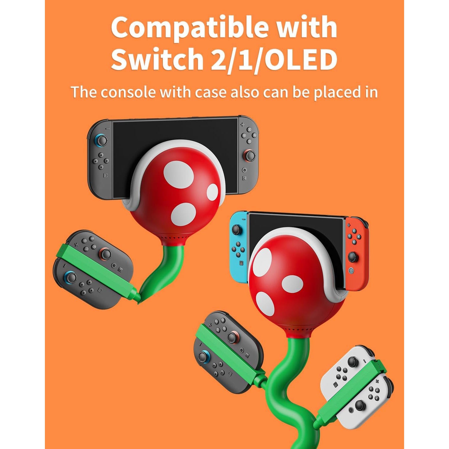 POWKONG Plantdock 2 Pro Multifunctional Docking & Joy-Con Charger for Nintendo Switch / Nintendo Switch 2