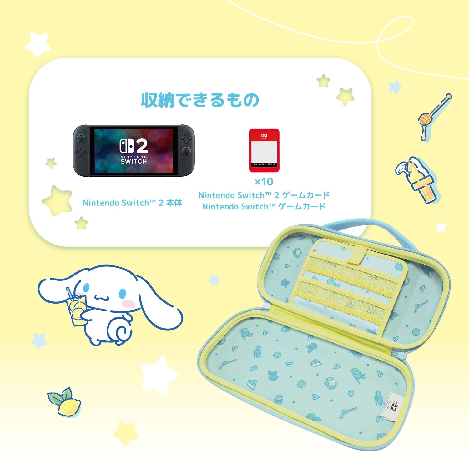 HORI 3D Hybrid Hard Pouch for Nintendo Switch 2 [Cinnamoroll]