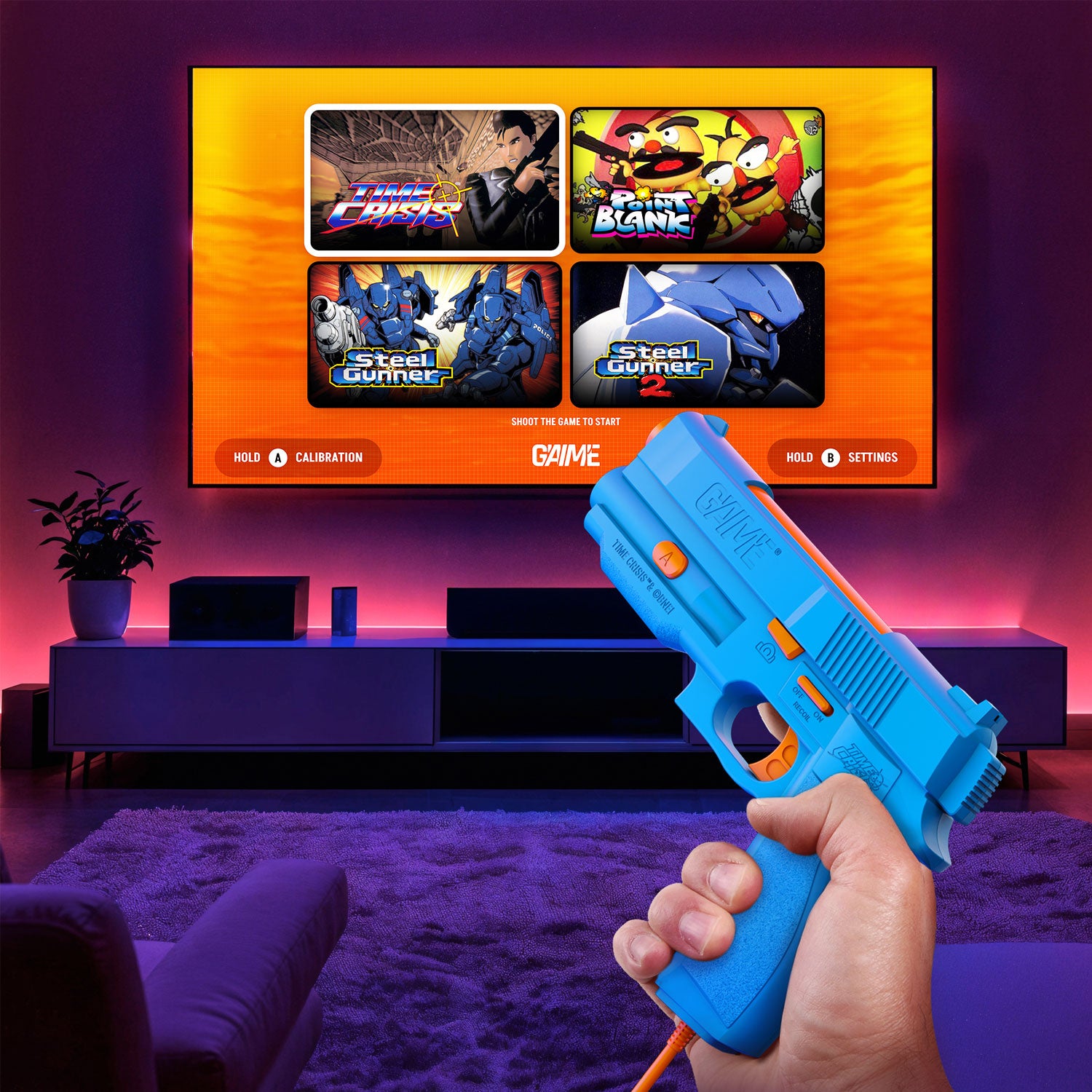 Gaime X Tome Crisis Light Gun Premium Pack