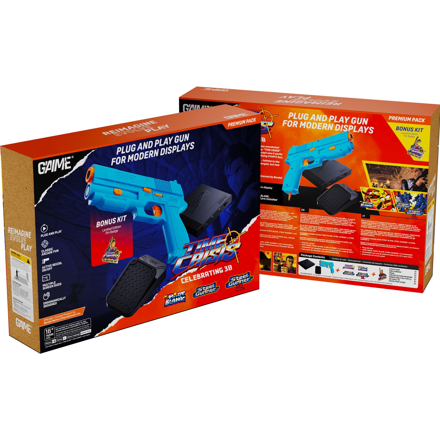 Gaime X Tome Crisis Light Gun Premium Pack