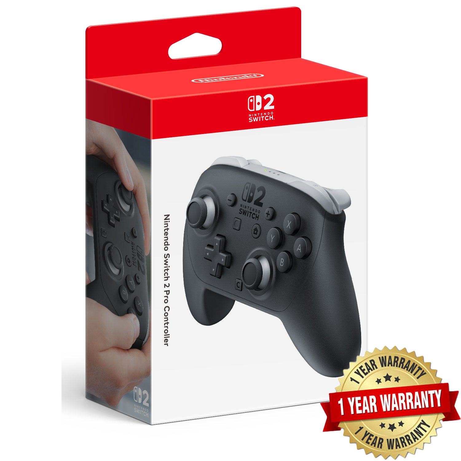 Nintendo Switch 2 Official Pro Controller + 1 Year Warranty by Nintendo Distributor Singapore