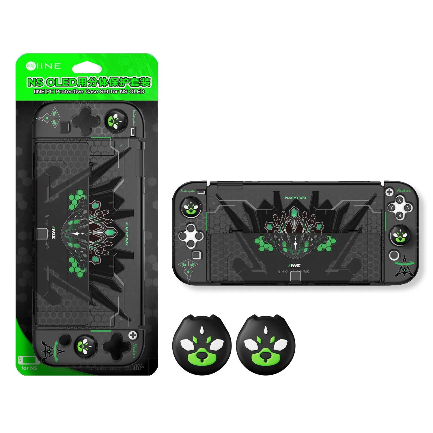 IINE Jormungandr Pokemon Z-A Protective Case Set for Nintendo Switch OLED