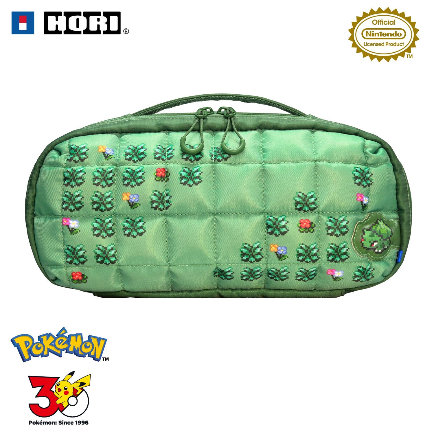 HORI Puff Pouch for Nintendo Switch 2 [Pokemon Pixel Green]