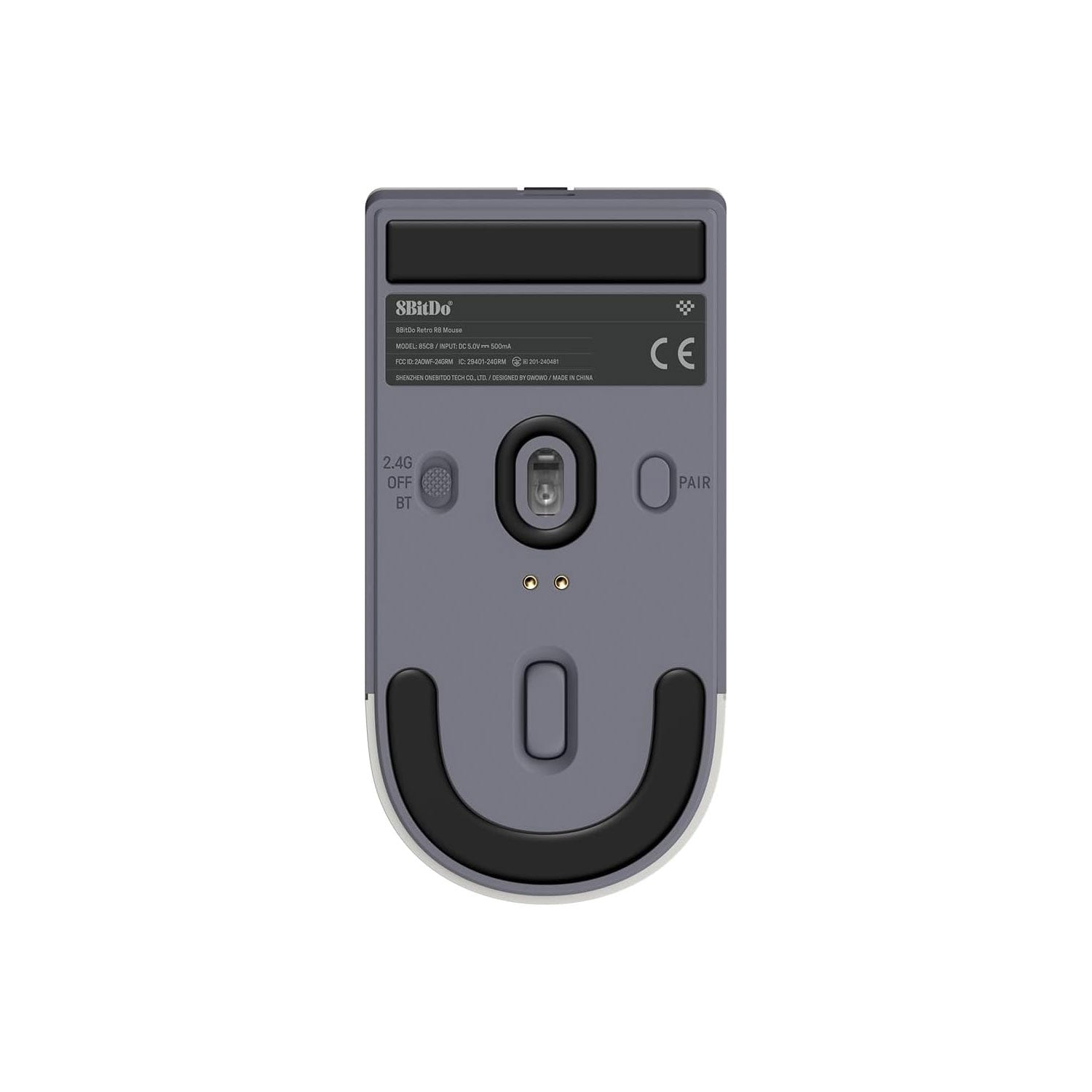 8BitDo Retro R8 Mouse with Charging Dock - N Edition