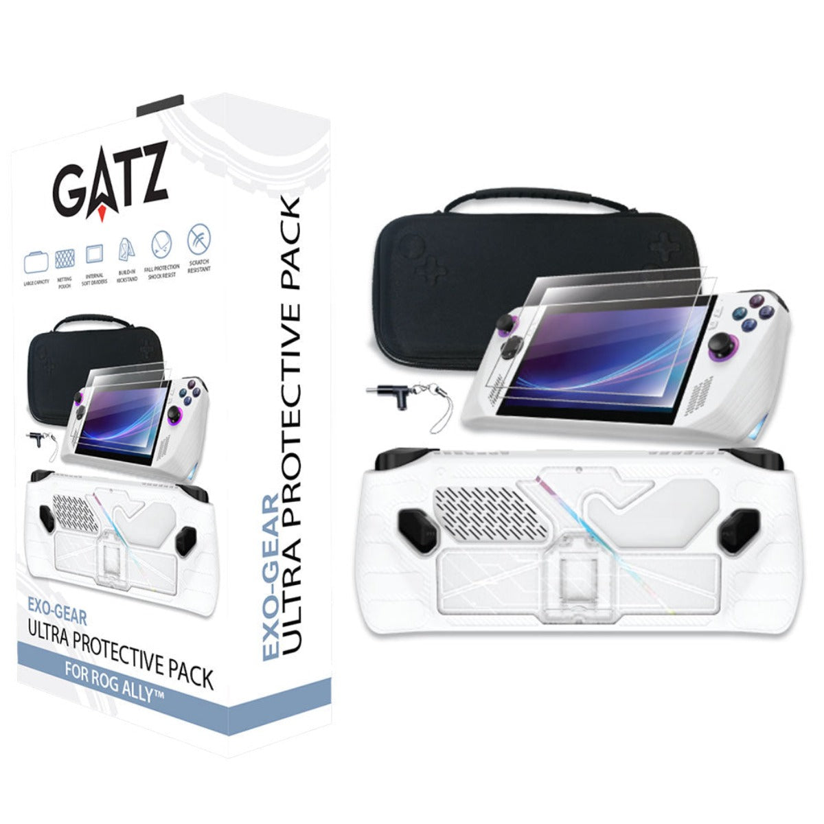 GATZ Exo-Gear Ultra Protective Pack for ROG Ally
