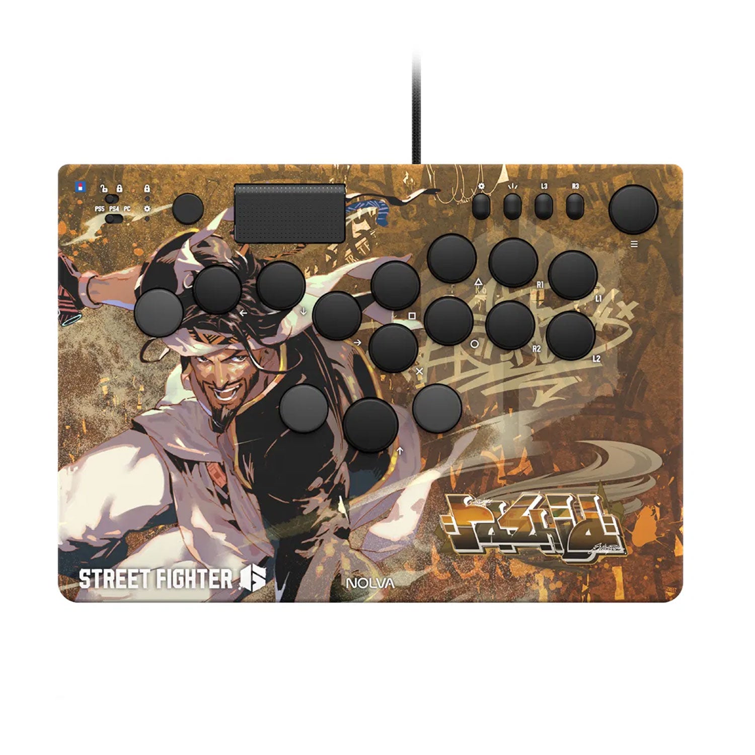HORI Street Fighter 6 NOLVA Mechanical All-Button Arcade Controller for [PS5 / Windows]