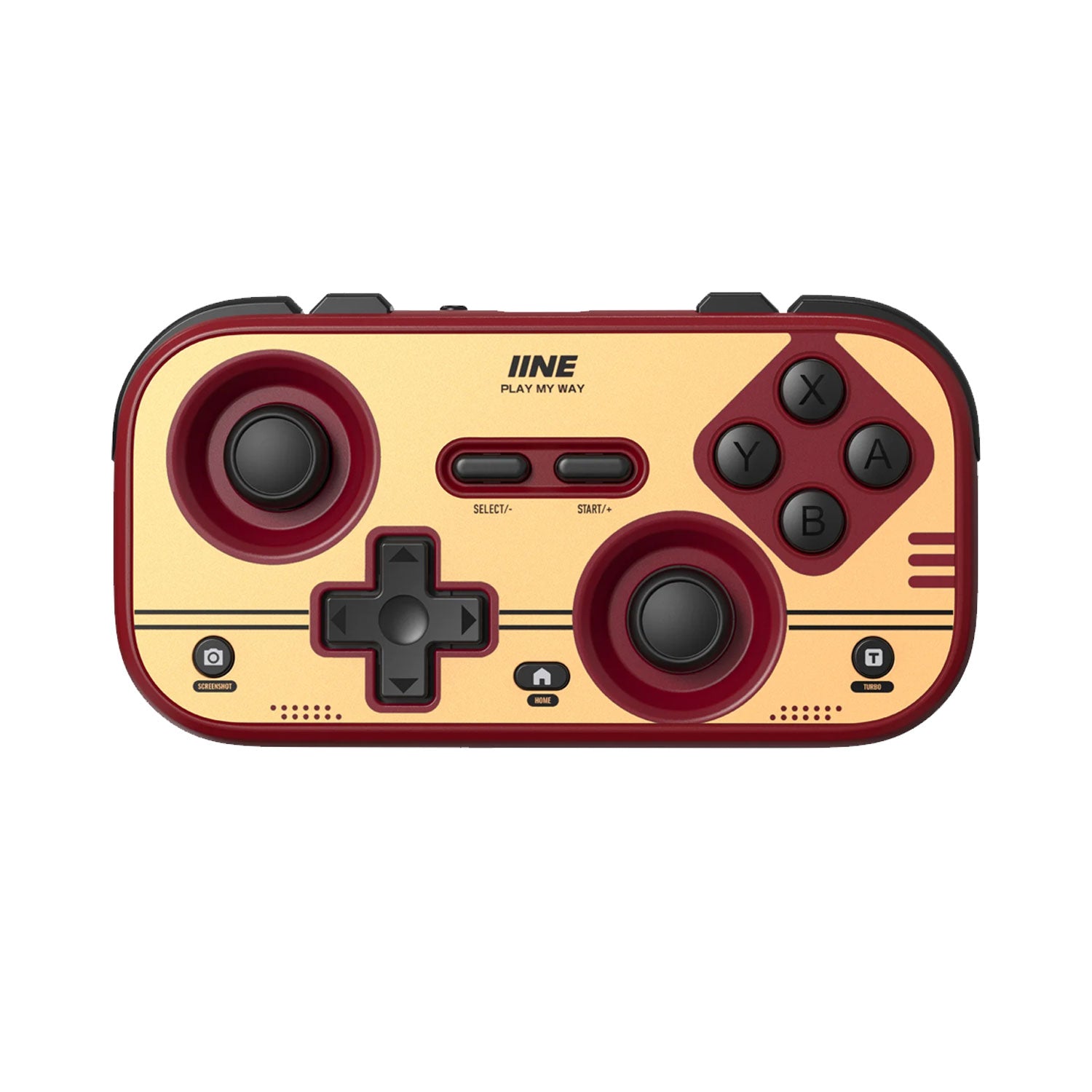 IINE Retro Red Pocket Game Controller for Nintendo Switch 2