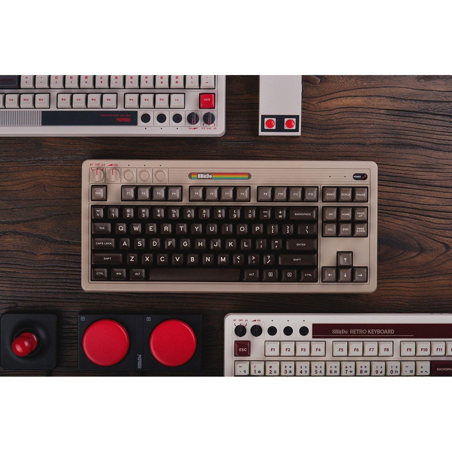 8BitDo Retro Mechanical Keyboard - C64 Edition