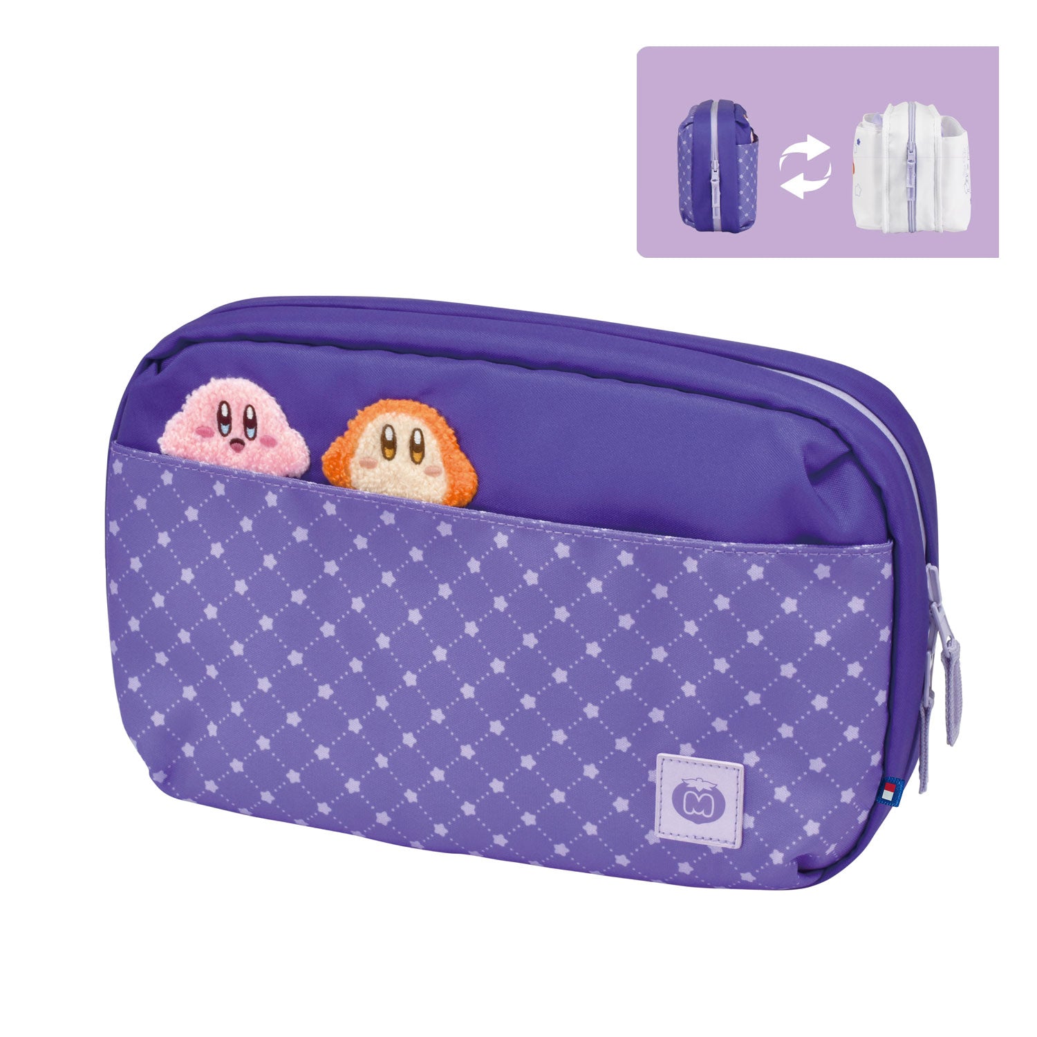 HORI Reversible Travel Pouch for Nintendo Switch 2 [Kirby & Waddle Dee]