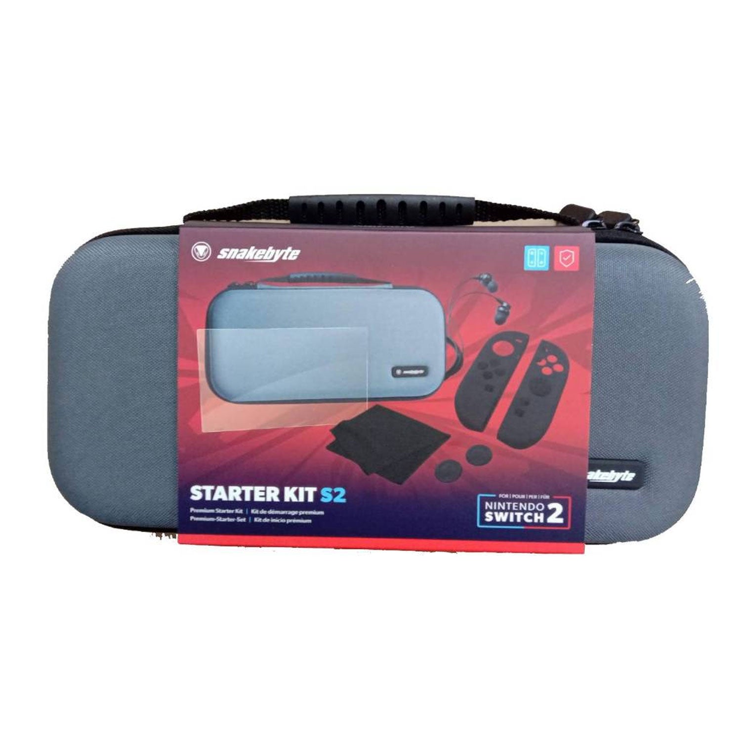 Nintendo Switch 2 Snakebyte Starter Kit S2 (Grey)