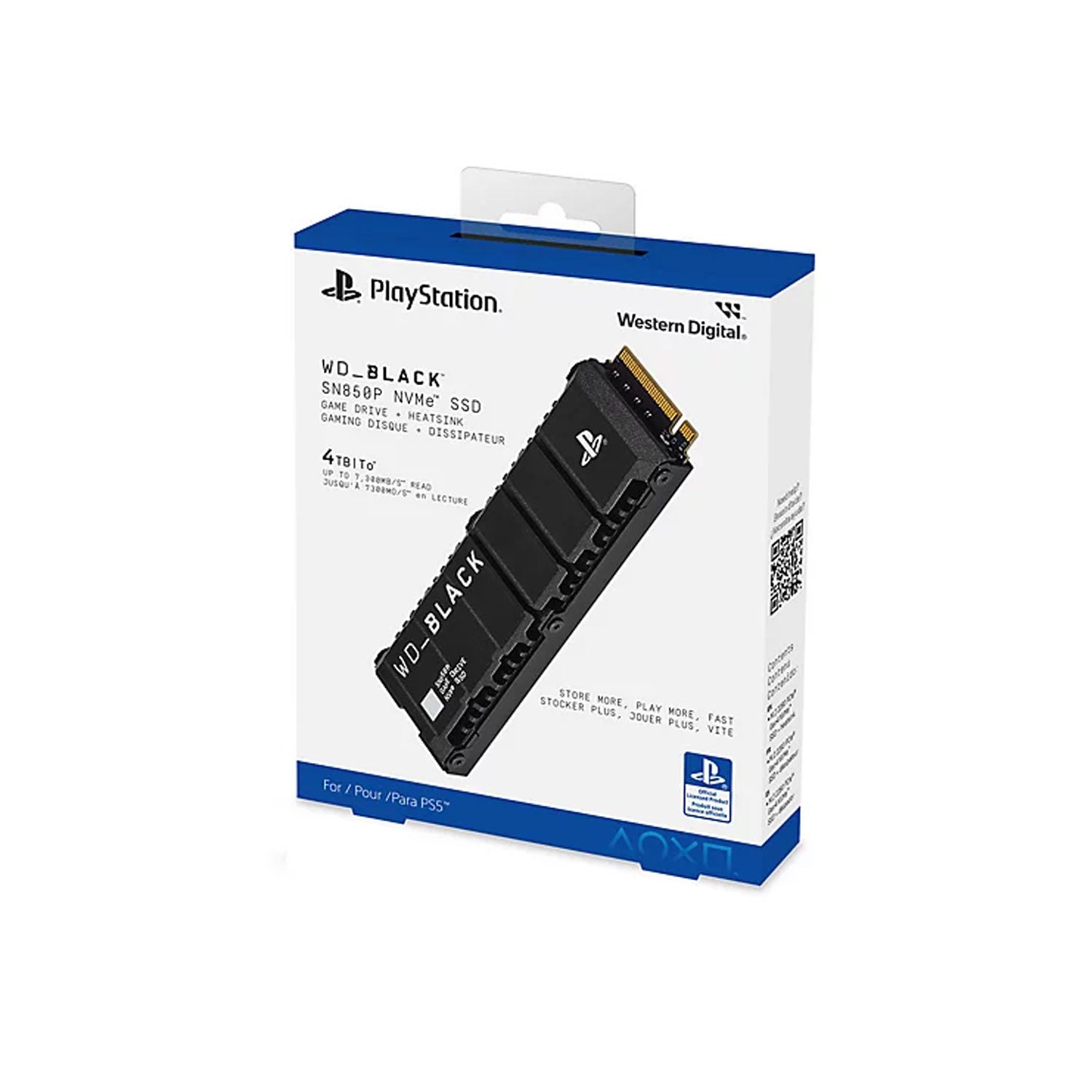 WD Black SN850P NVMe SSD With Heatsink for PS5 & PC (1TB/2TB/4TB/8TB)