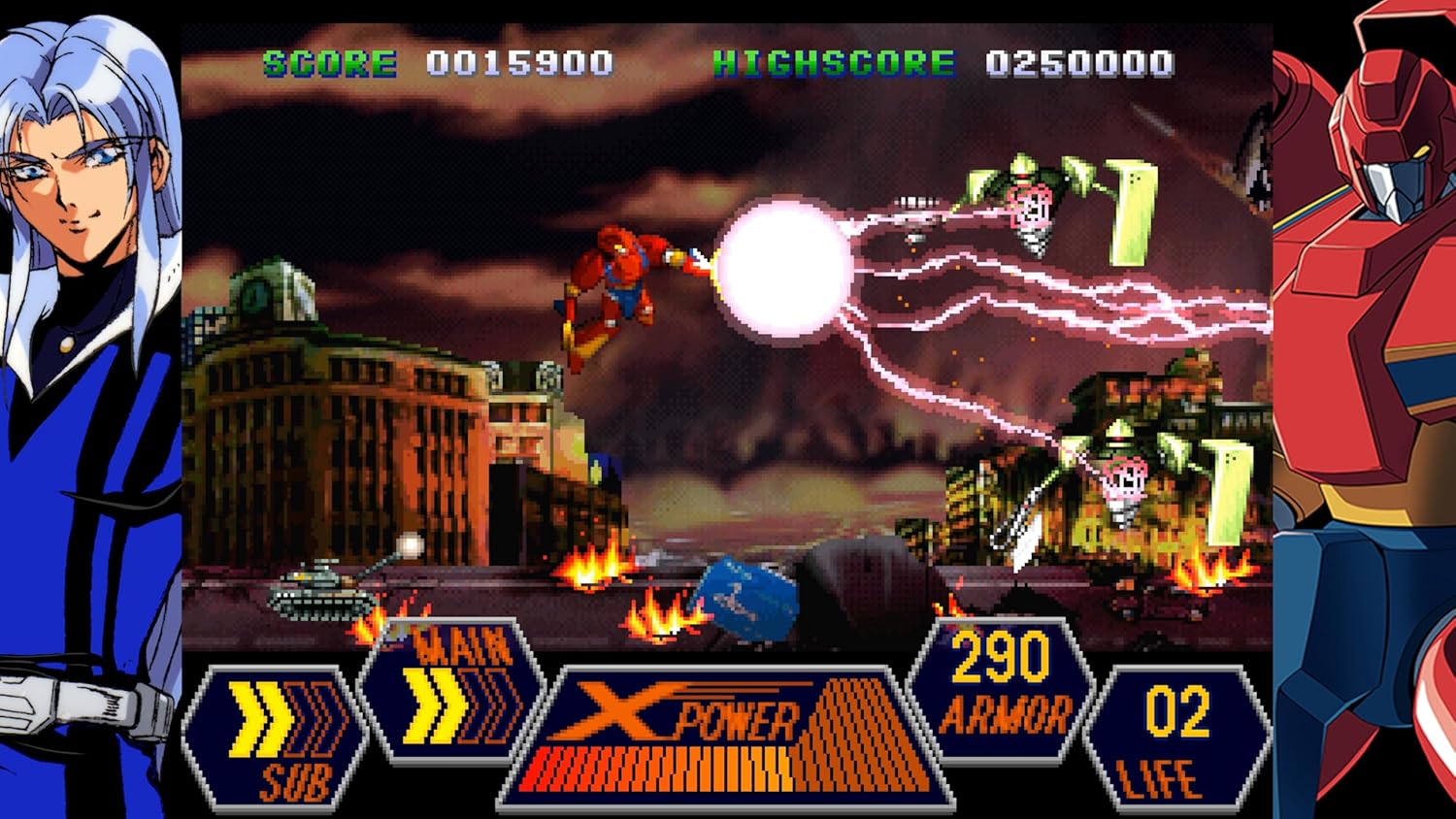 Nintendo Switch 70s Style Robot Anime Geppy-X