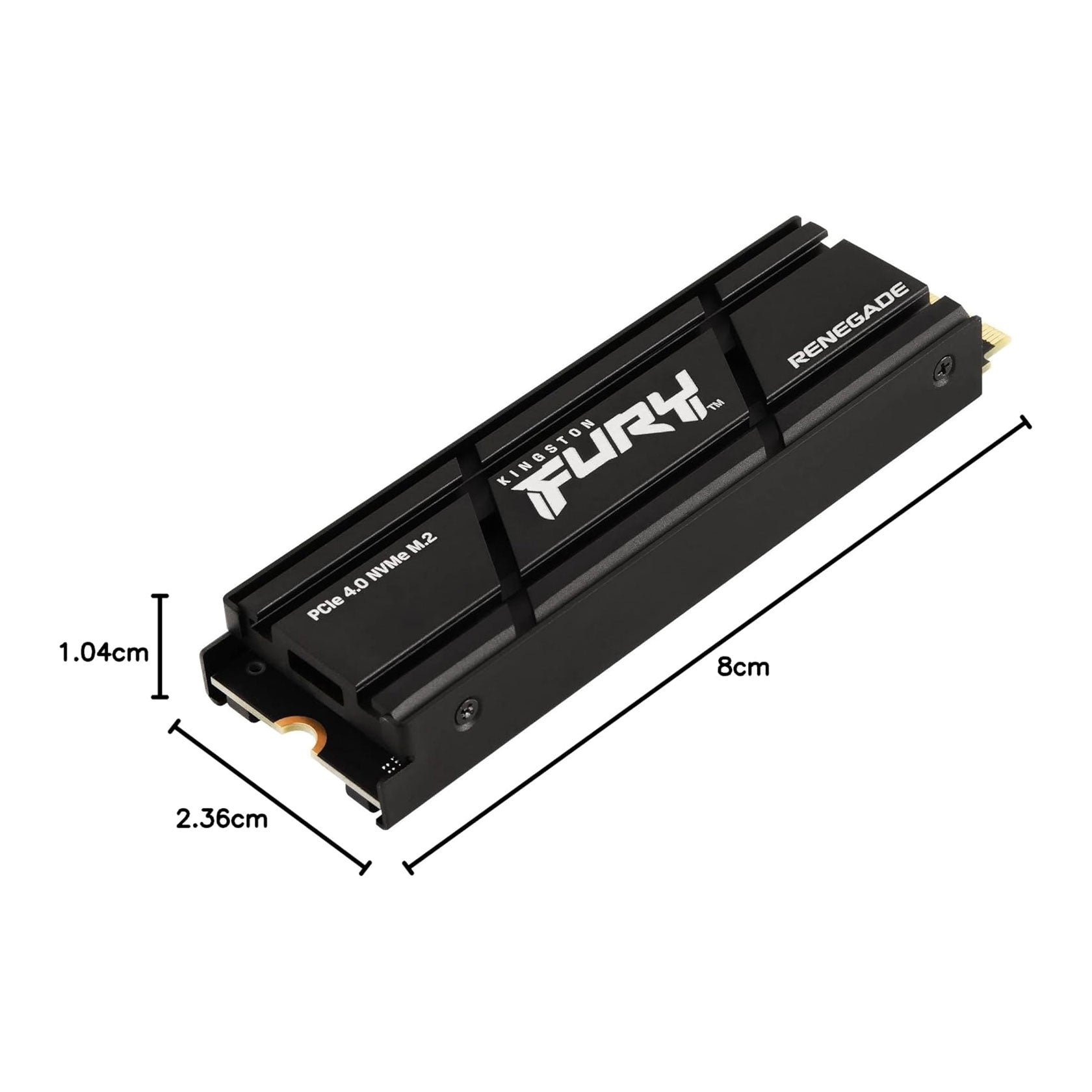Kingston FURY Renegade PCIe 4.0 NVMe M.2 SSD With Heatsink [2TB / 4TB]
