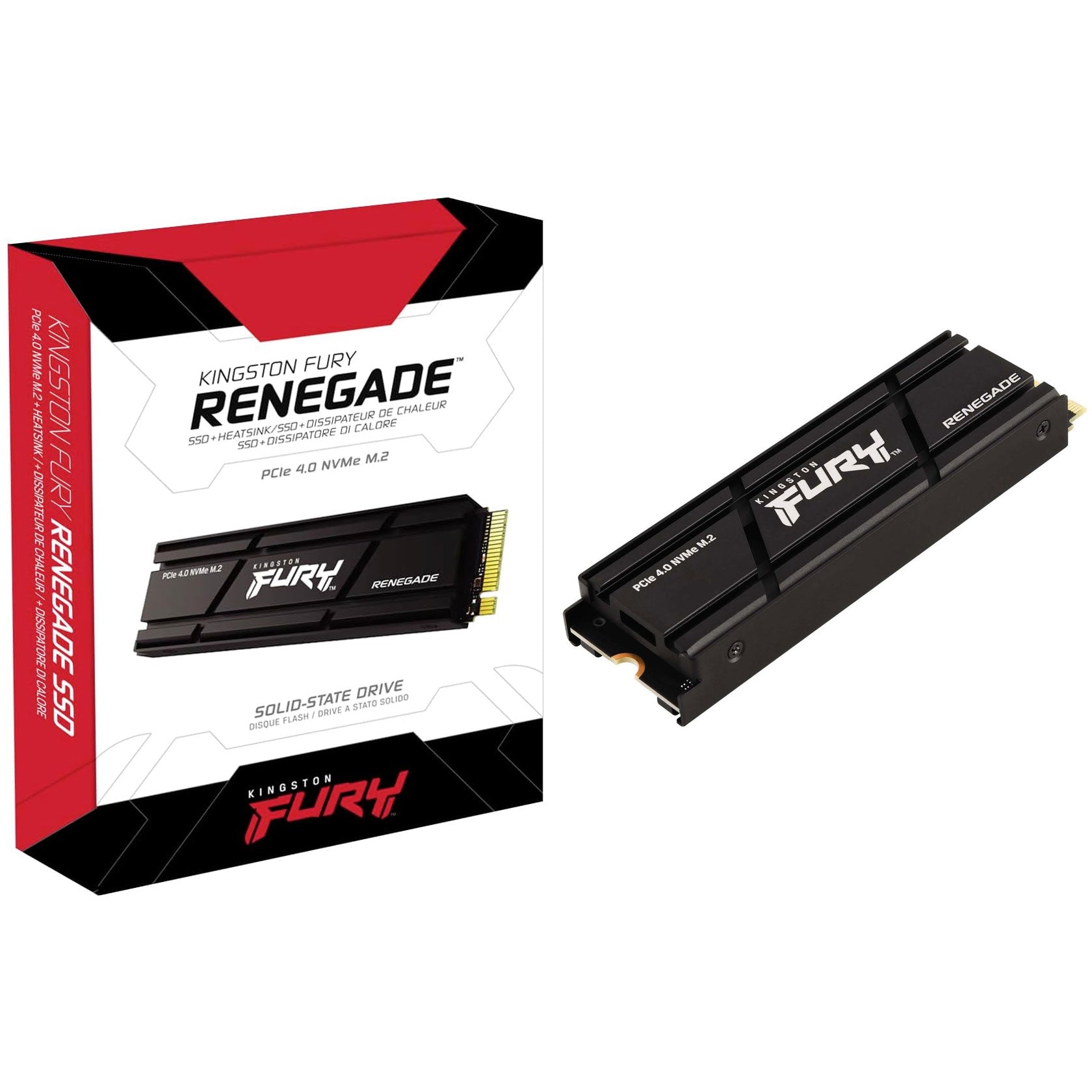 Kingston FURY Renegade PCIe 4.0 NVMe M.2 SSD With Heatsink [2TB / 4TB]