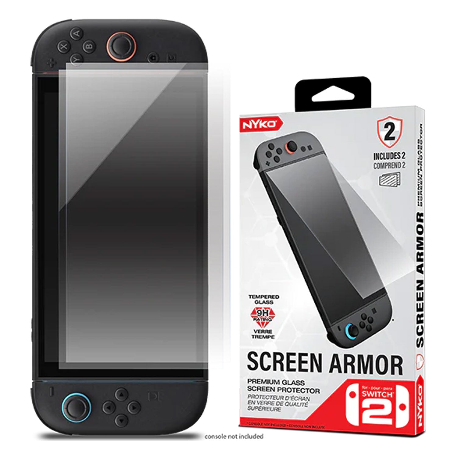 NYKO Screen Armor for Nintendo Switch 2 (Set of 2pcs)