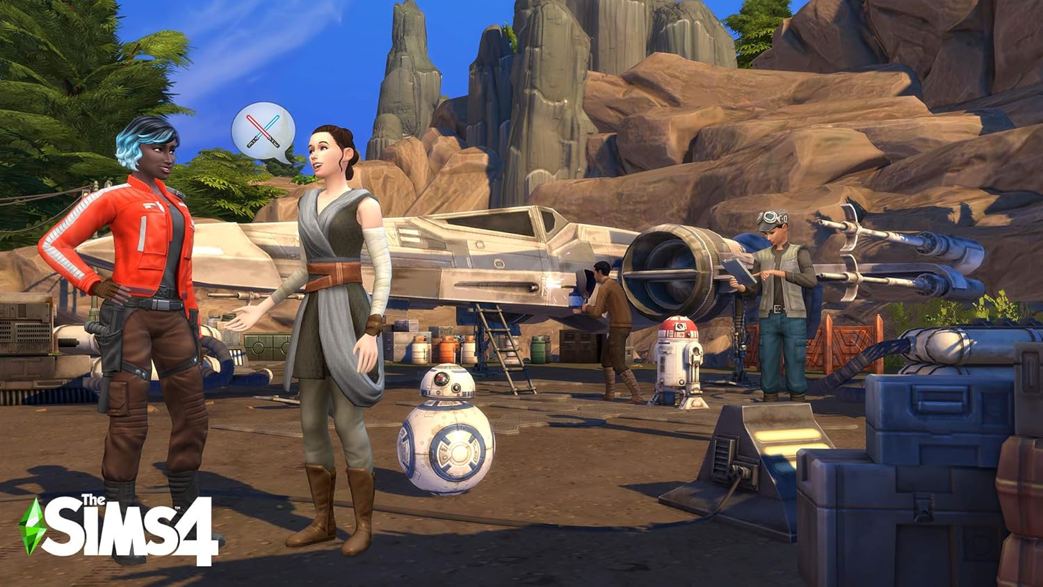PS4 Sims 4 Star Wars Journey to Batuu Bundle