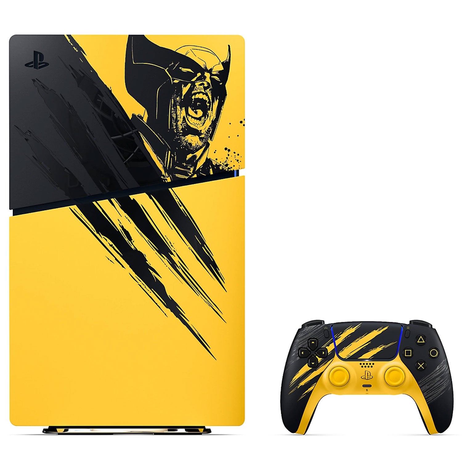 Sony PlayStation 5 Slim Digital Edition Marvel’s Wolverine Battle Yellow Limited Edition Bundle with 15 Months Warranty by Sony Singapore