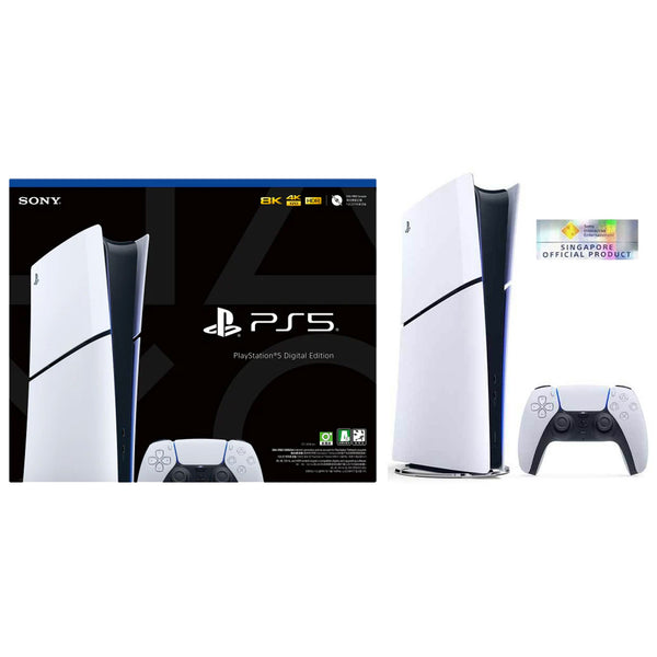 ② PlayStation 5 Digital Edition 825GB Sony PlayStation 5 Slim 825GB Digital Console [E Chassis] with 15