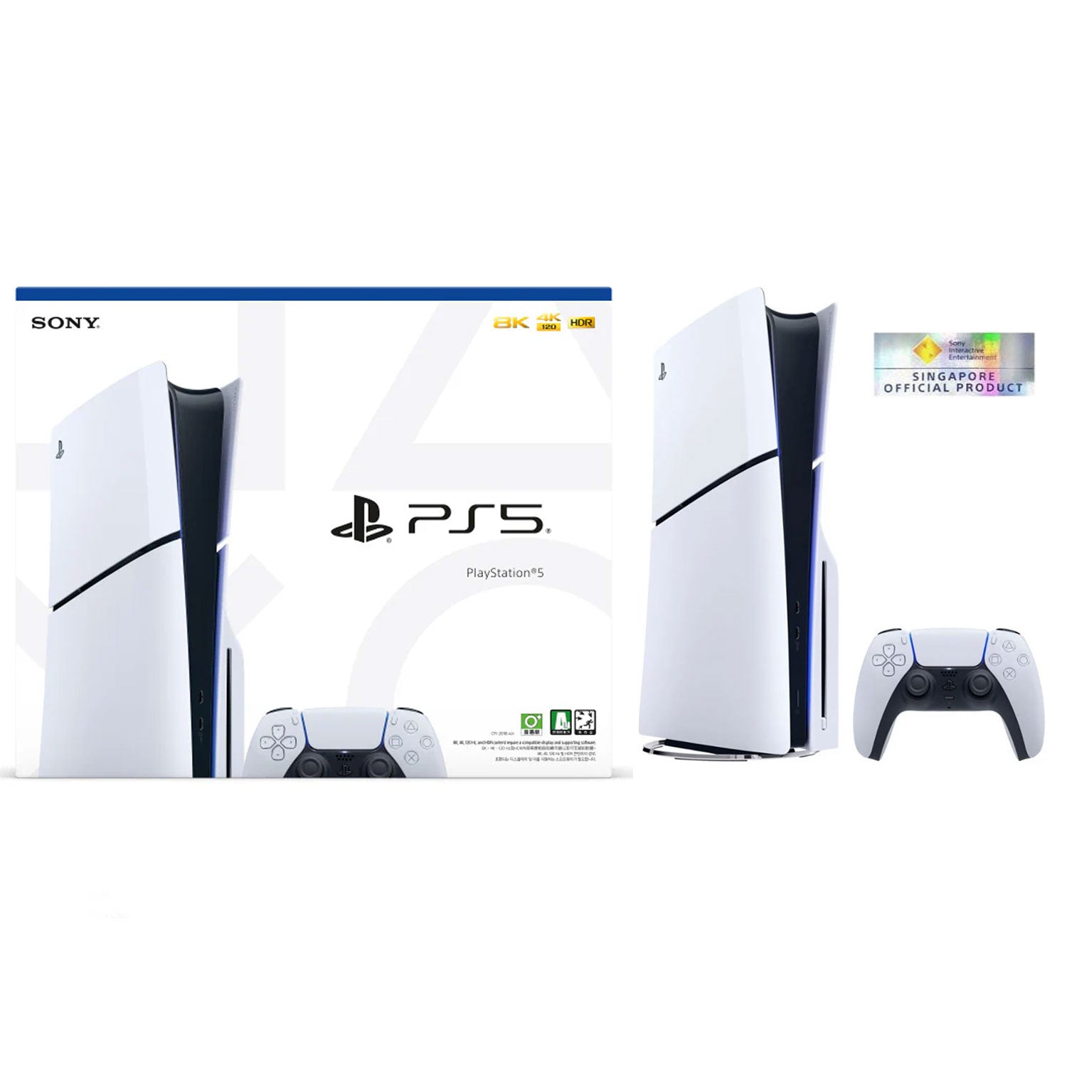 Sony PlayStation 5 Slim 1TB Disc Drive Console [E Chassis] with 15 Months Warranty by Sony Singapore