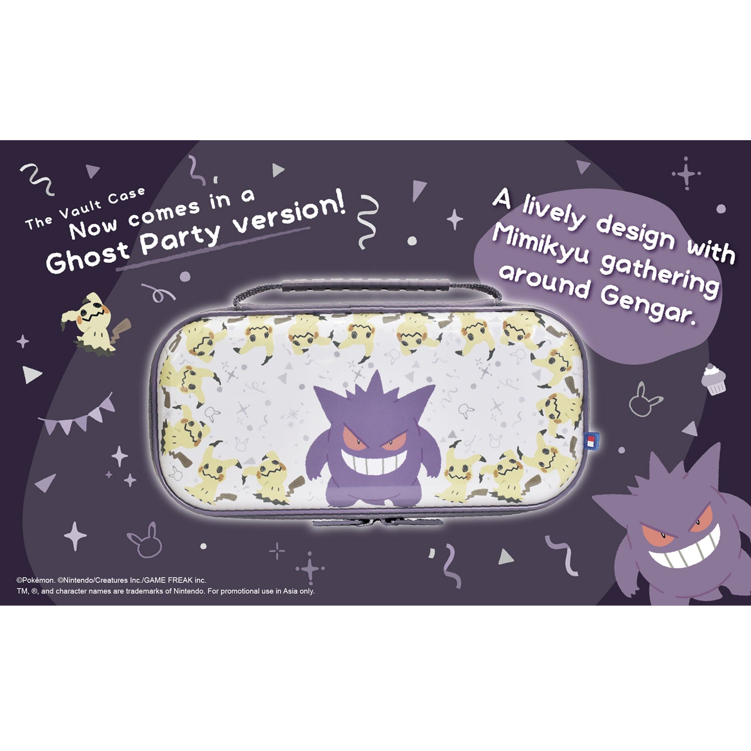 HORI Vault Case for Nintendo Switch 2 [Gengar and Mimikyu Series]