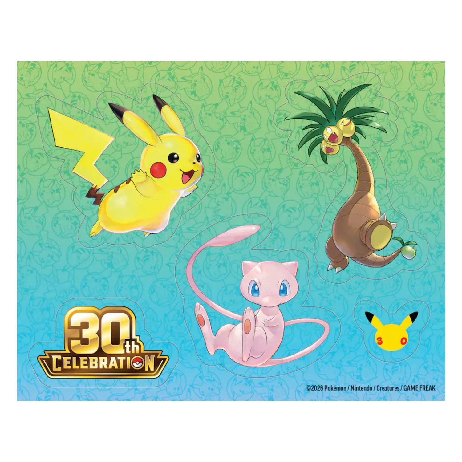 Pokemon TCG 30th Celebration Tech Sticker Collection - Alolan Exeggutor