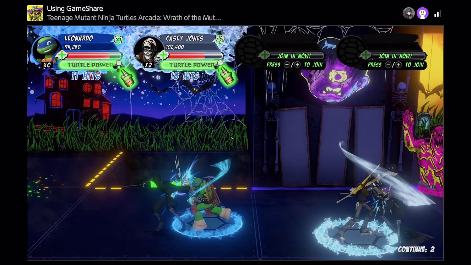 Nintendo Switch 2 Teenage Mutant Ninja Turtles: Wrath of the Mutants Ninja Edition