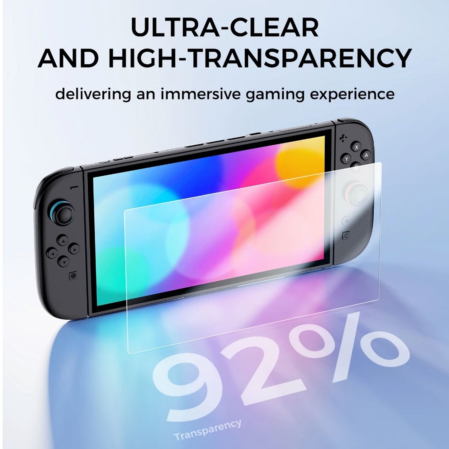 thumbnail image 2 of FR-TEC Switch 2 Anti Blue Light Tempered Glass - Gamebreaker 2 of 9