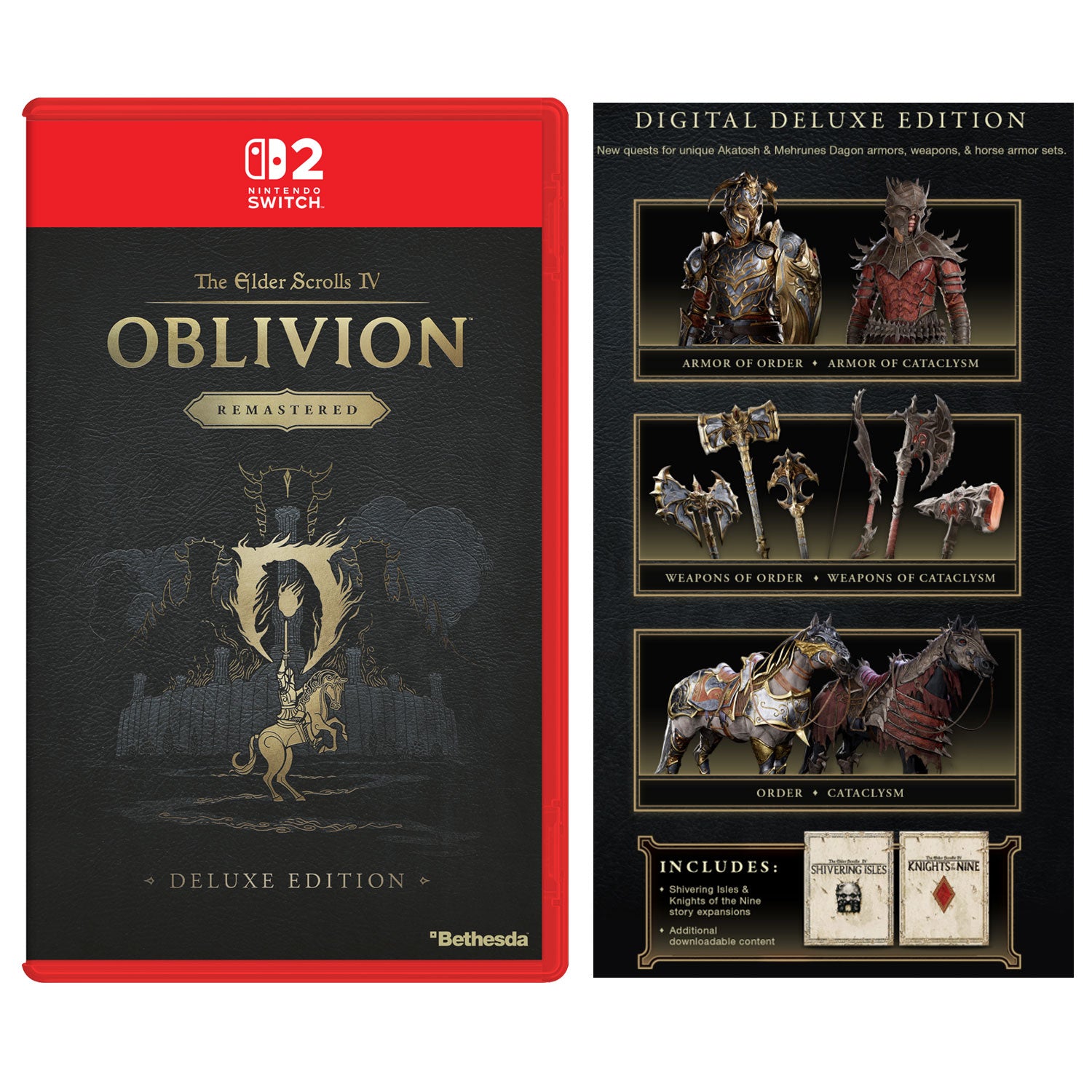 Nintendo Switch 2 The Elder Scrolls IV: Oblivion Remastered Deluxe Edition