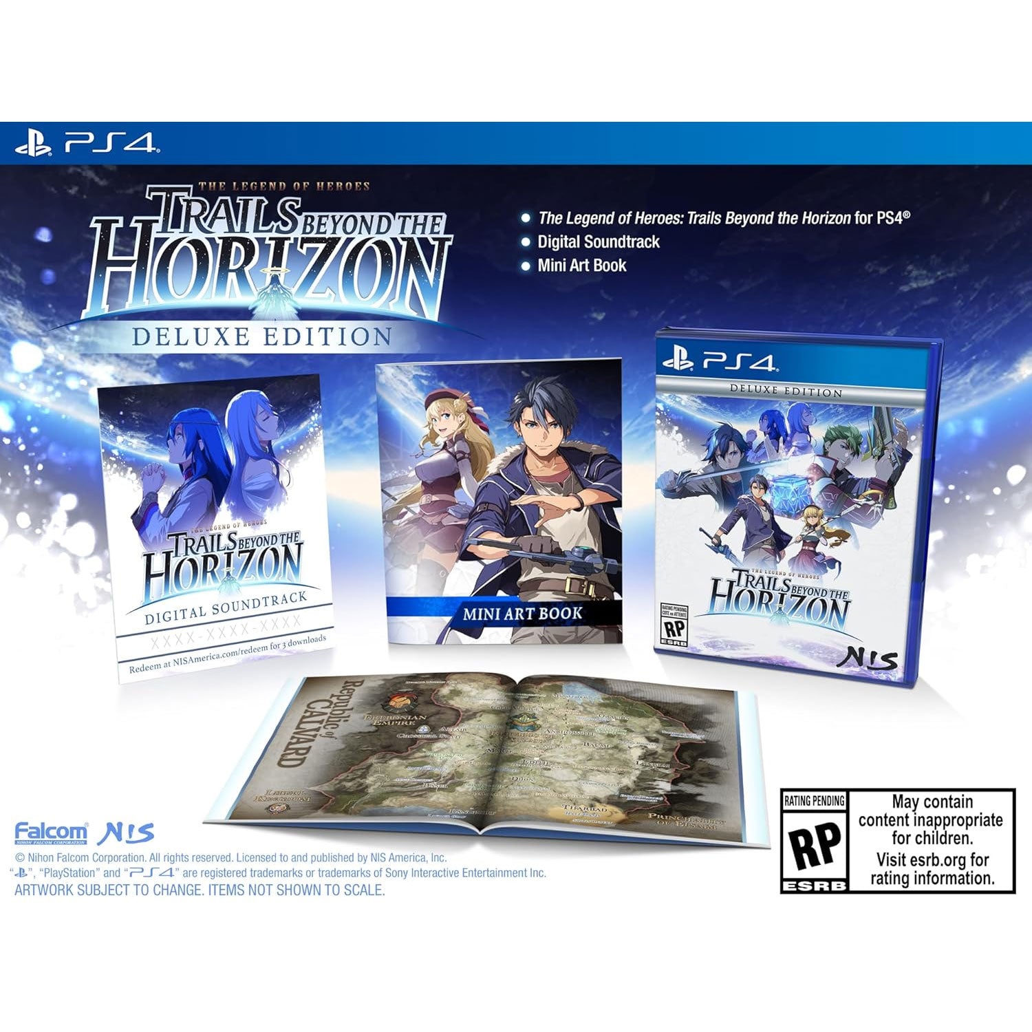PS4 The Legend of Heroes: Trails Beyond the Horizon Deluxe Edition
