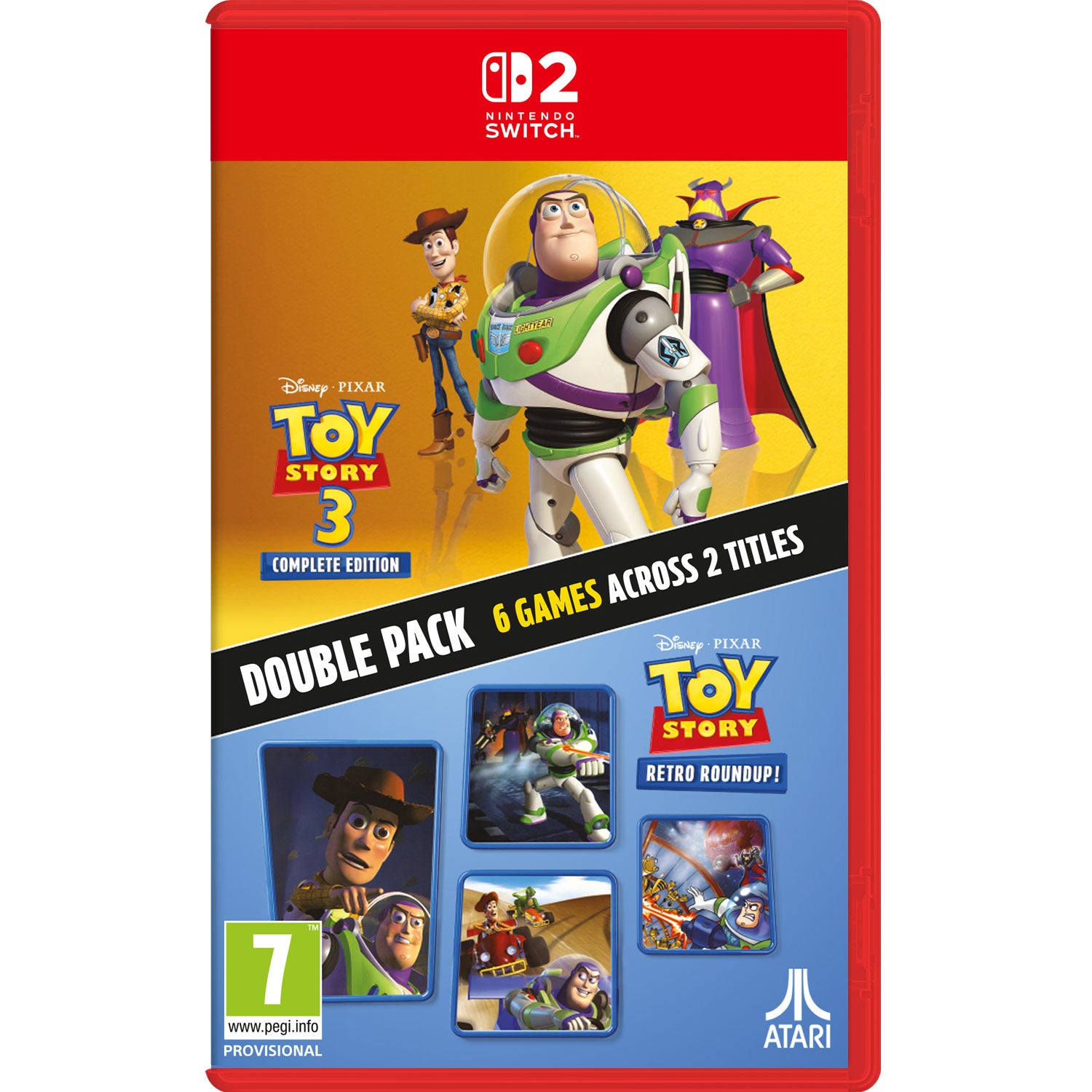 Nintendo Switch 2 Toy Story: Retro Roundup! + Toy Story 3 Complete Edition Double Pack