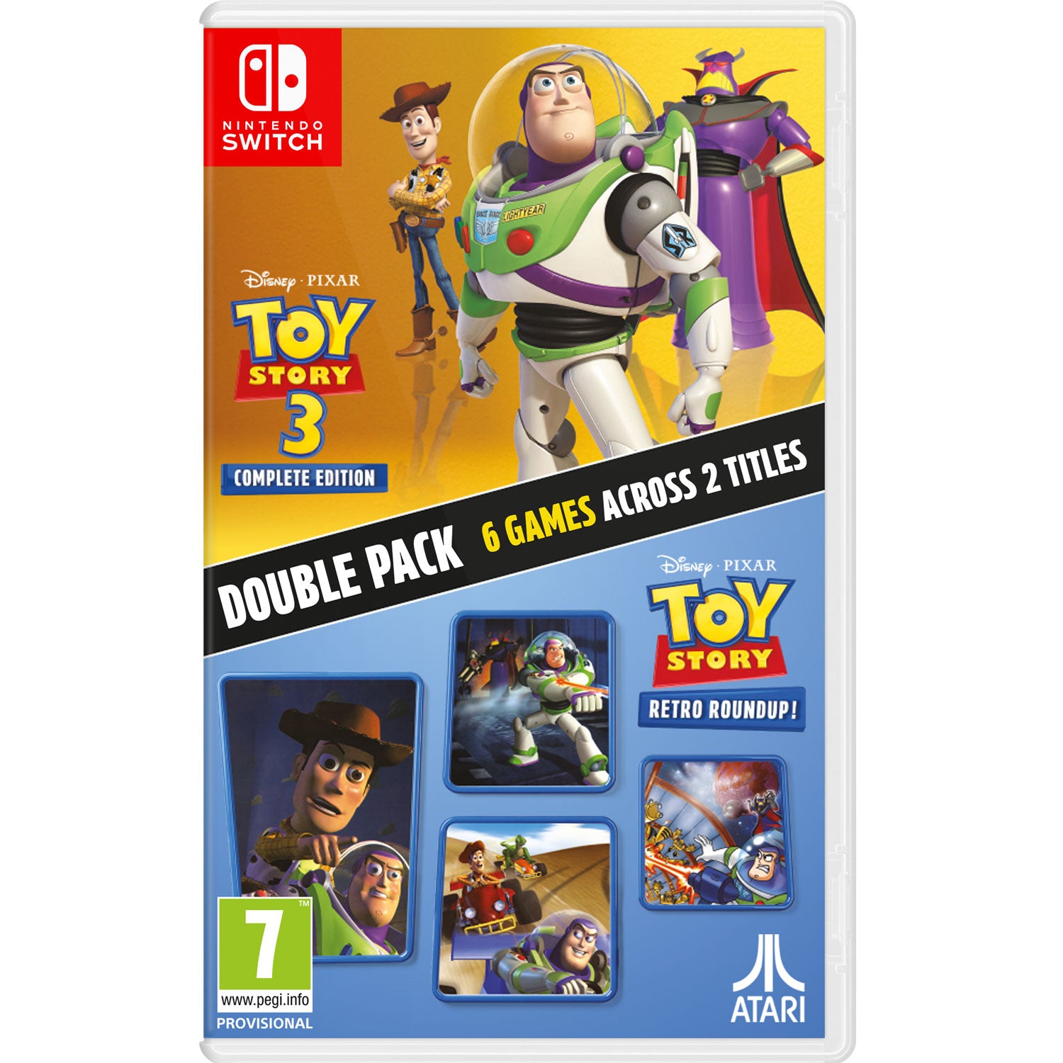 Nintendo Switch Toy Story: Retro Roundup! + Toy Story 3 Complete Edition Double Pack