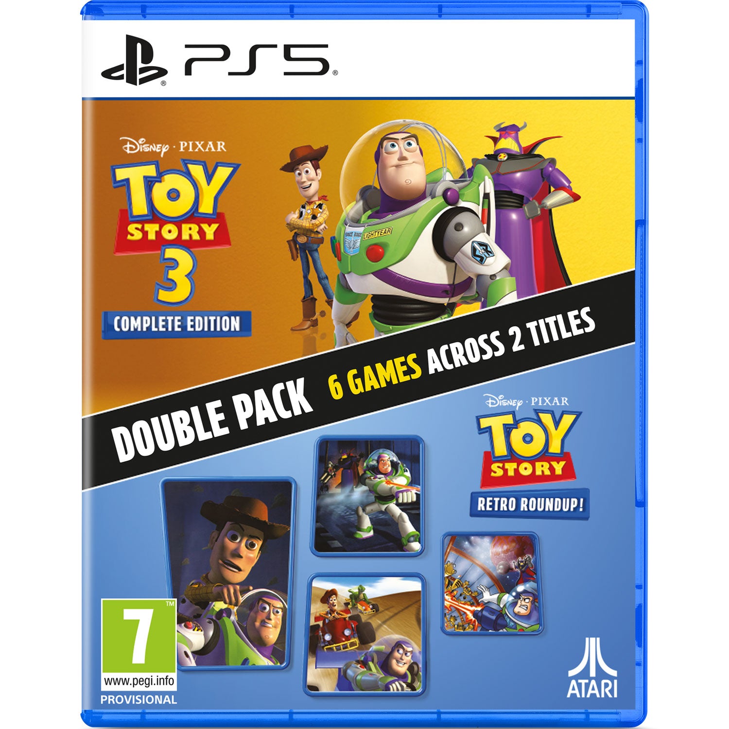 PS5 Toy Story: Retro Roundup! + Toy Story 3 Complete Edition Double Pack