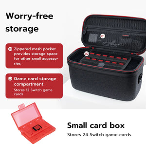 DOBE Travel Storage Case Exrtra Large Black with Game Card Box for Nintendo Switch 2