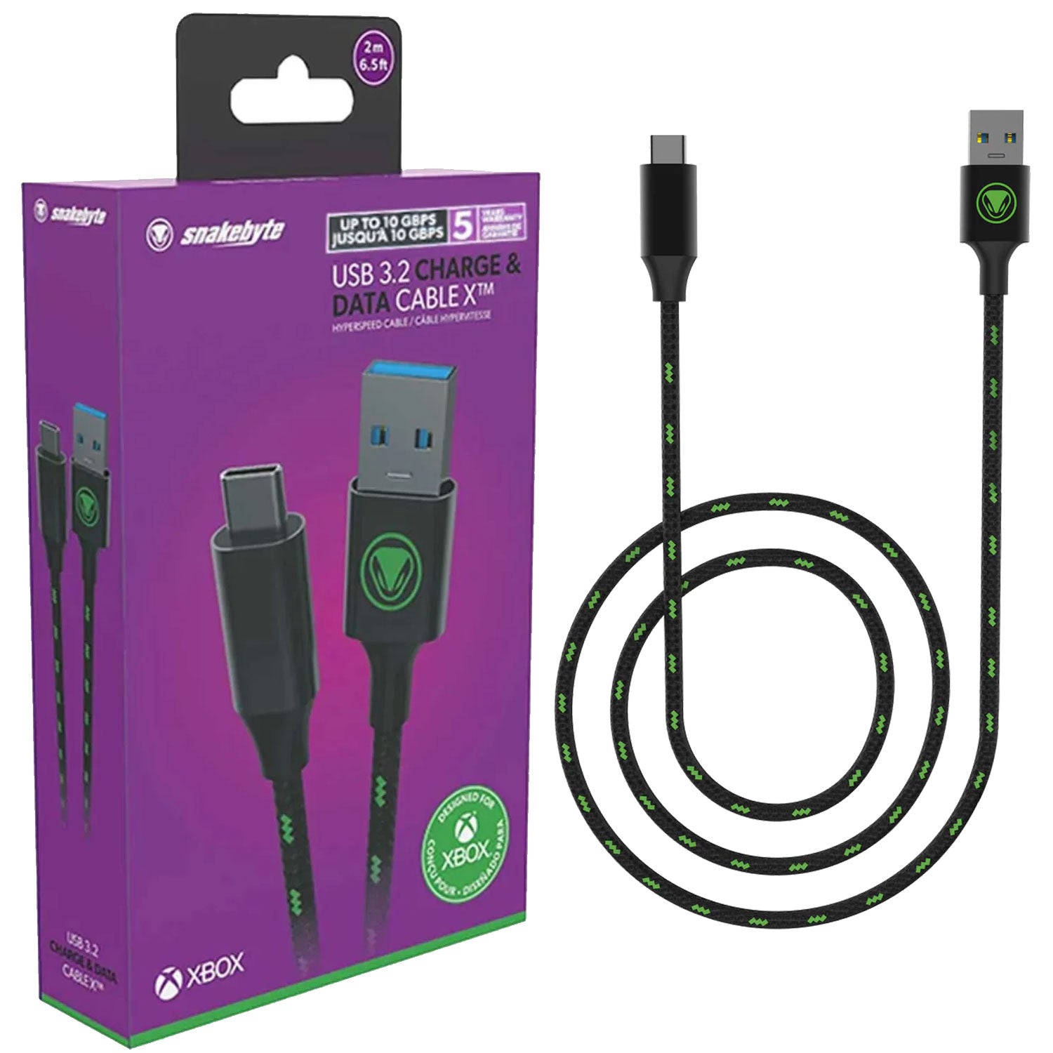 Snakebyte XBox USB 3.2 Charge and Data Cable X