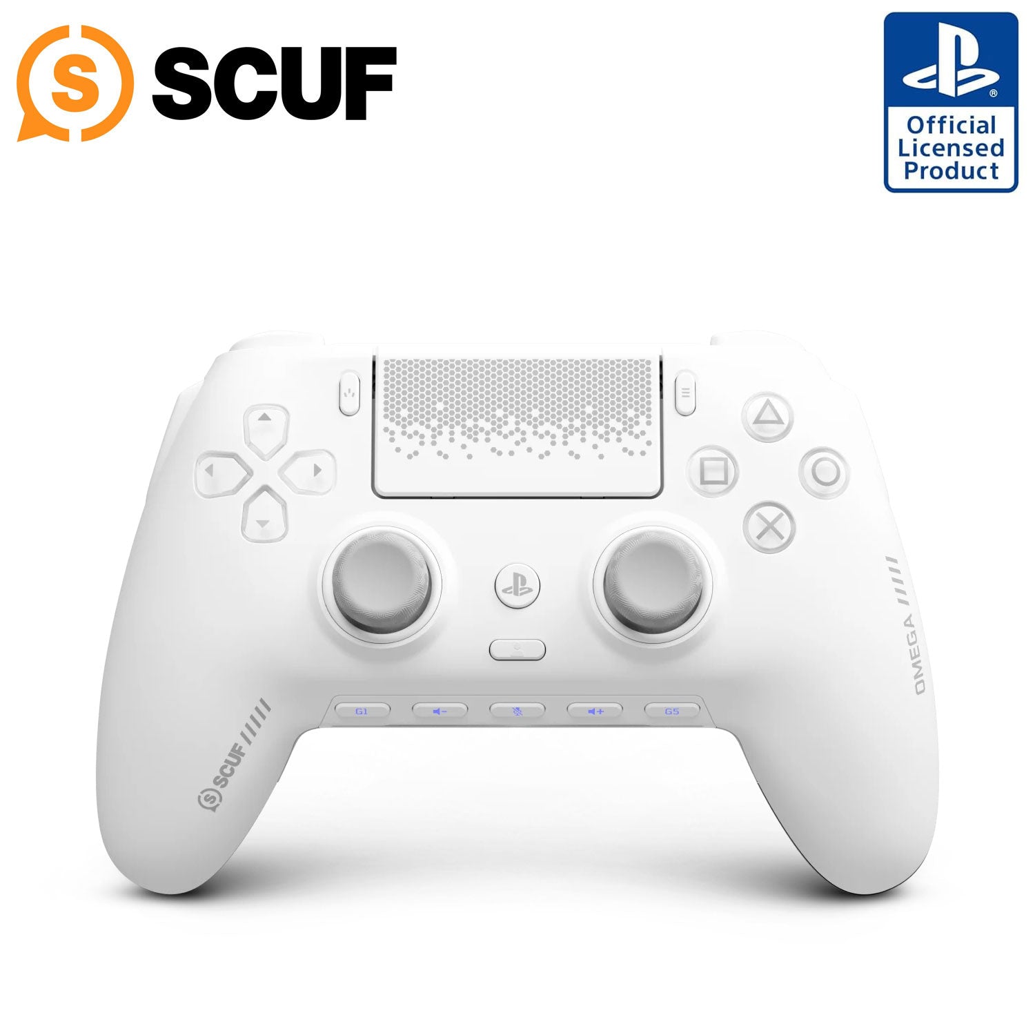 SCUF Omega White Wireless Performance Controller [PS5 / PC / iOS / Android]