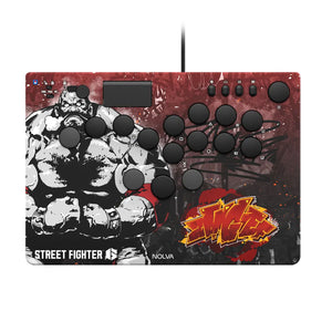 HORI Street Fighter 6 NOLVA Mechanical All-Button Arcade Controller for [PS5 / Windows]