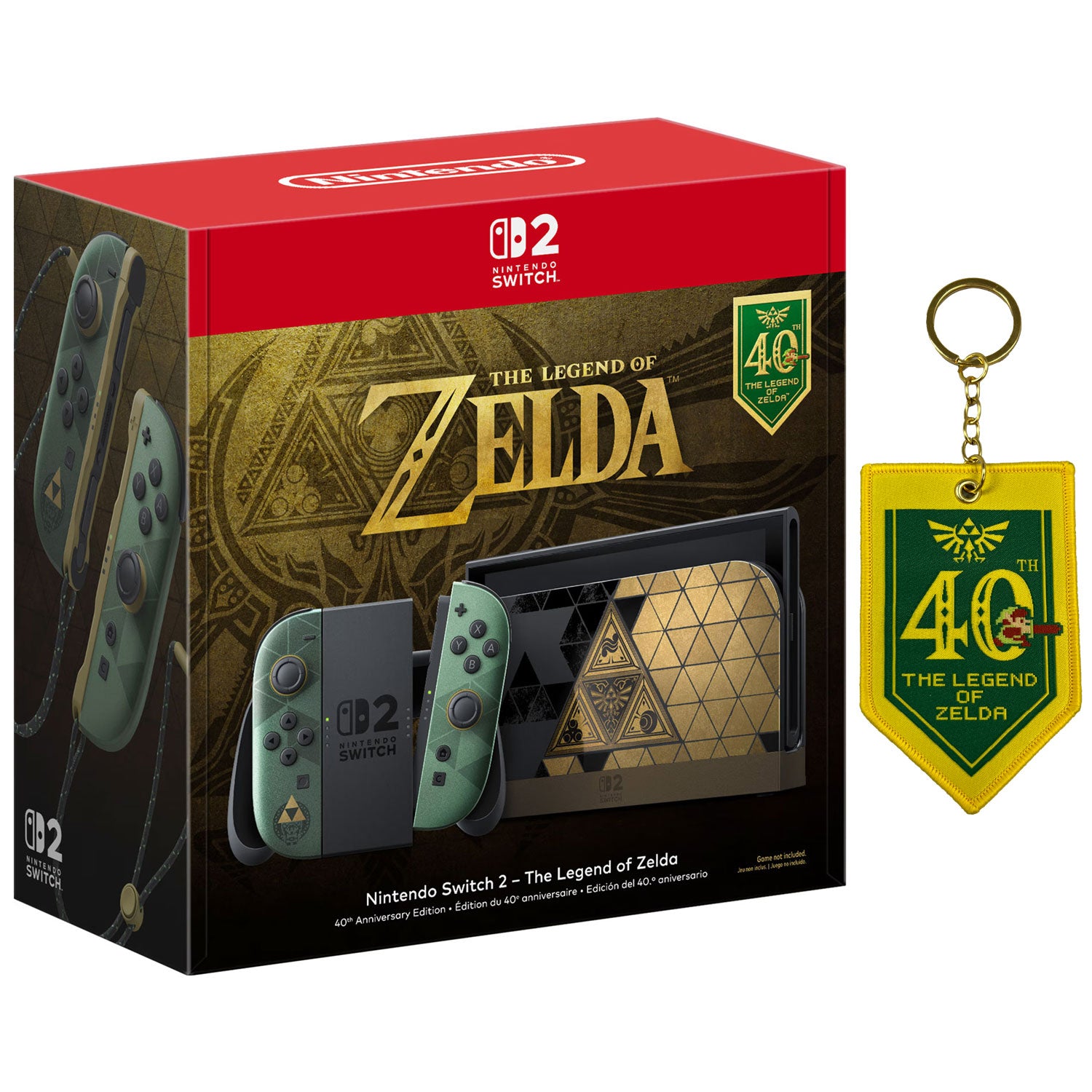 Nintendo Switch 2 The Legend of Zelda 40th Anniversary Edition Console + 1 Year Warranty by Nintendo Distributor Singapore