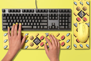 Mionix Long Pad French Fries Wrist Pad or Mouse Pad